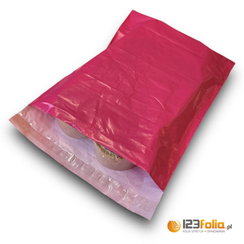 Koperta foliowa różowa A3