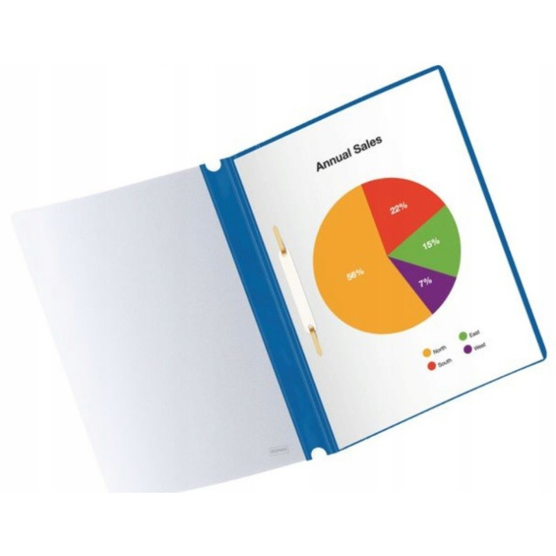 Staples Skoroszyt PP A4, ciemny niebieski