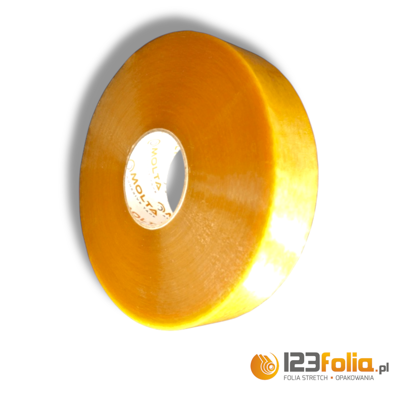 Taśma pakowa maszynowa solvent 48mm x 990y – rolka do zaklejarki