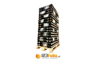 Folia stretch czarna 3kg - paleta 270szt. - hurtowy zakup najlepsza cena!