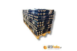 Folia stretch czarna 1,5kg...