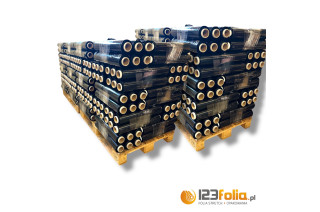 Folia stretch czarna 1,5kg (252szt.)