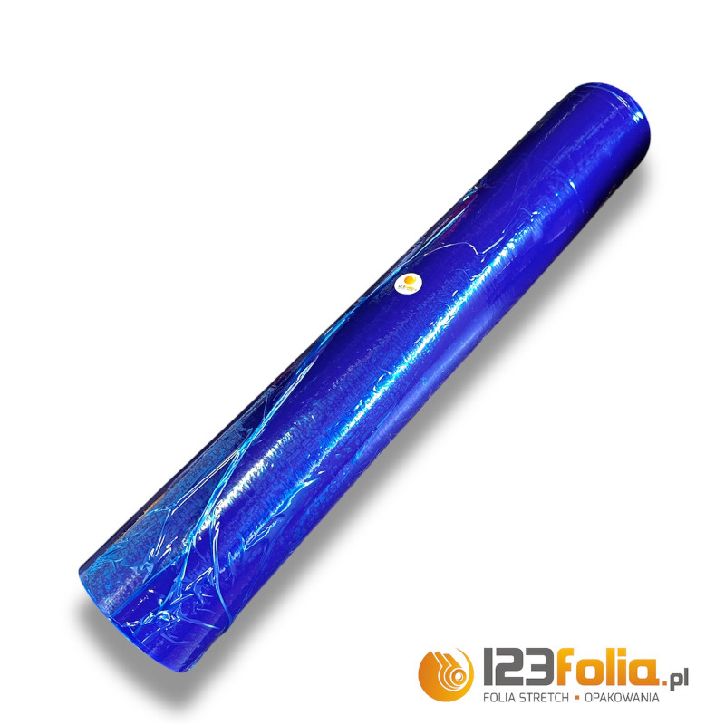 Rolka folii samoprzylepnej 50cm/50m niebieska – hurtownia opakowań 123folia.pl
