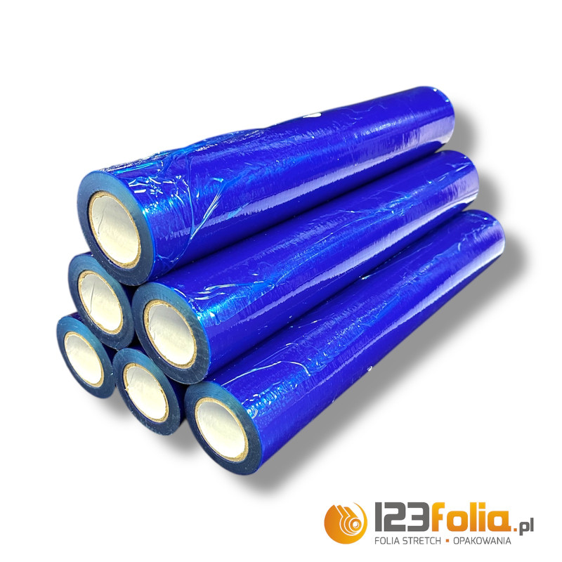 Folia samoprzylepna niebieska 50cm x 30m do zabezpieczania okien – 123folia.pl Gdańsk Trójmiasto