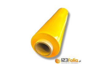 Folia stretchowa żółta 1,50 kg 50cm – 123folia.pl Gdańsk Trójmiasto