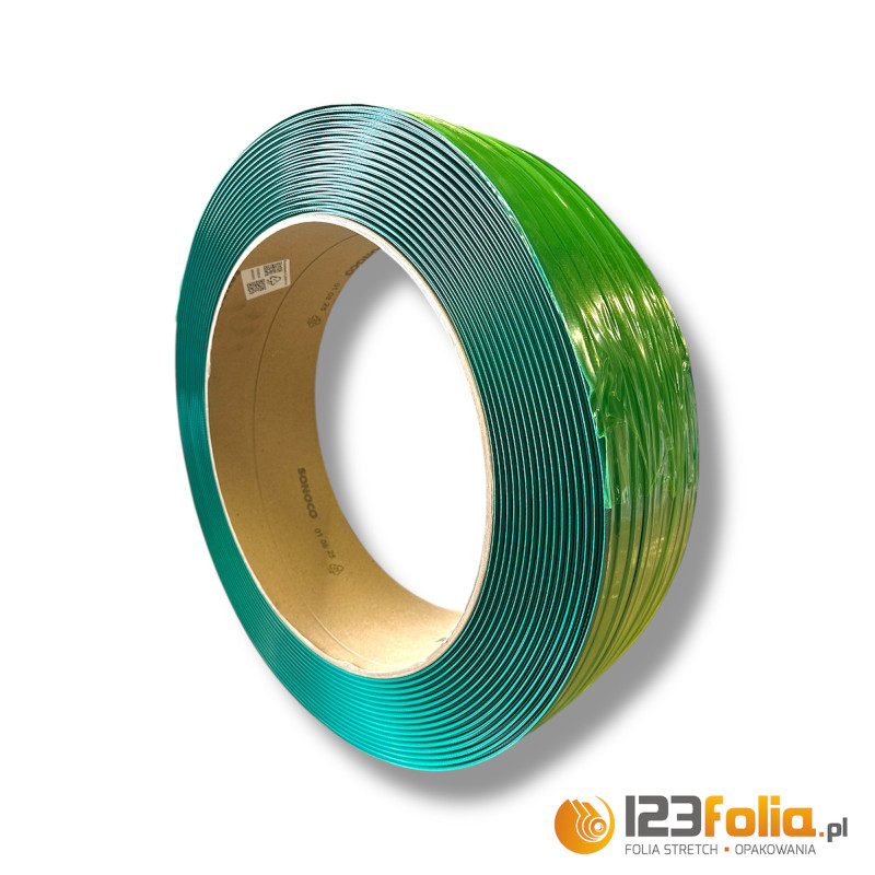 Wytrzymała taśma poliestrowa 15,5 × 0,9 mm do palet