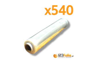 540szt. folii stretchowej transparent 3kg