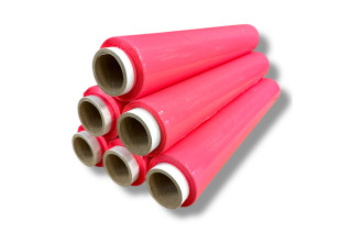 Folia stretch różowa 1,5 kg