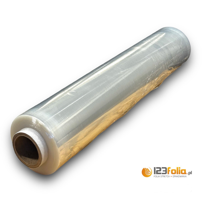 folia stretch 3kg 1 sztuka 23 mikrony transparentna hurtownia opakowań Gdańsk