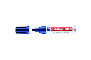 Marker permanentny EDDING 500 2-7mm ścięty Niebieski