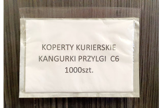 KOPERTY KURIERSKIE KANGURKI PRZYLGI C5 – 1000 SZT