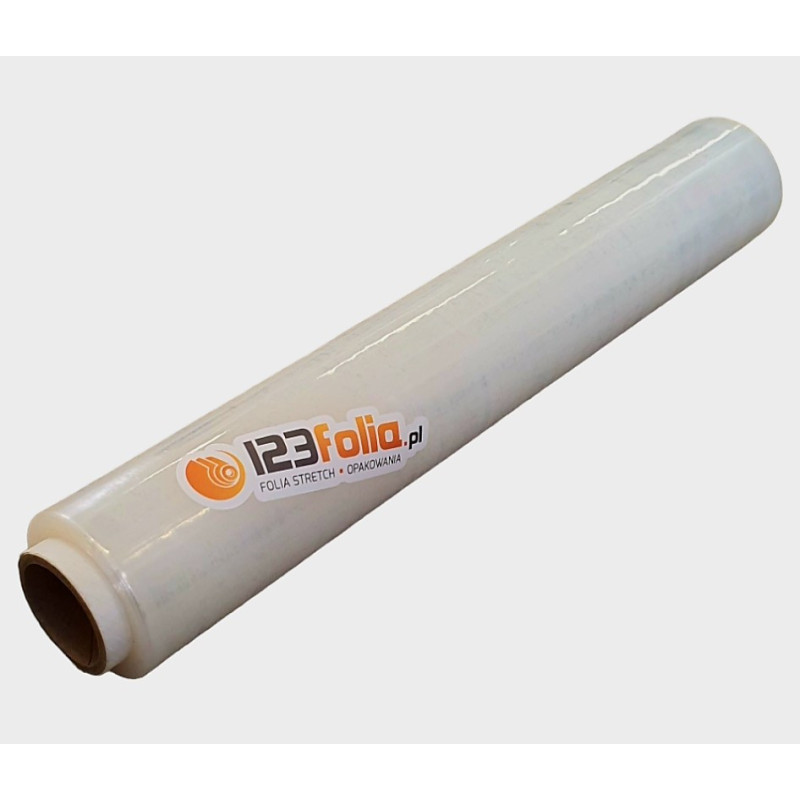 Folia stretch 1,20 kg netto – rolka 23 mikrony, 50 cm szerokości