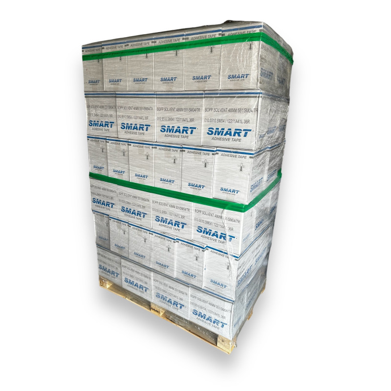 TAŚMA SMART 48/60y 96 KARTONÓW 3456szt. BRĄZOWA TAŚMA SMART 48/60y 96 KARTONÓW 3456szt. BRĄZOWA