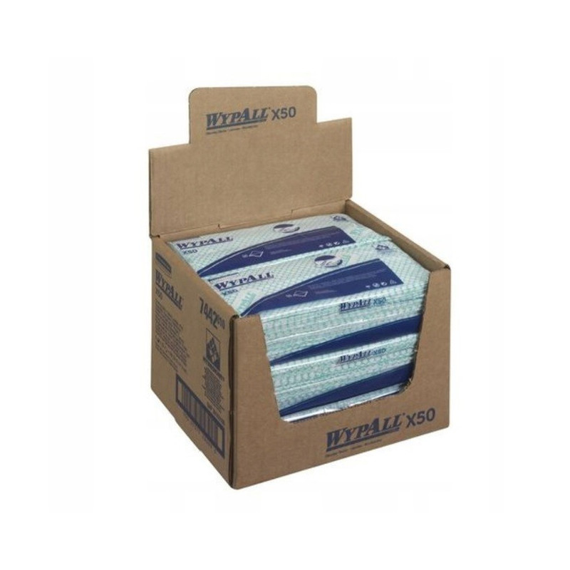 WYPALL CZYŚCIWO KIMBERLY CLARK / Opakowanie 6 x50szt NIEBIESKIE / ZIELONE