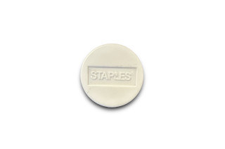 Magnes do tablic magnetycznych STAPLES 30mm BIAŁY