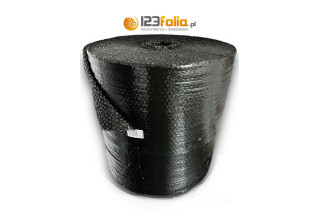 FOLIA BĄBELKOWA 50cm CZARNA