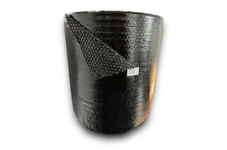 FOLIA BĄBELKOWA 50cm CZARNA