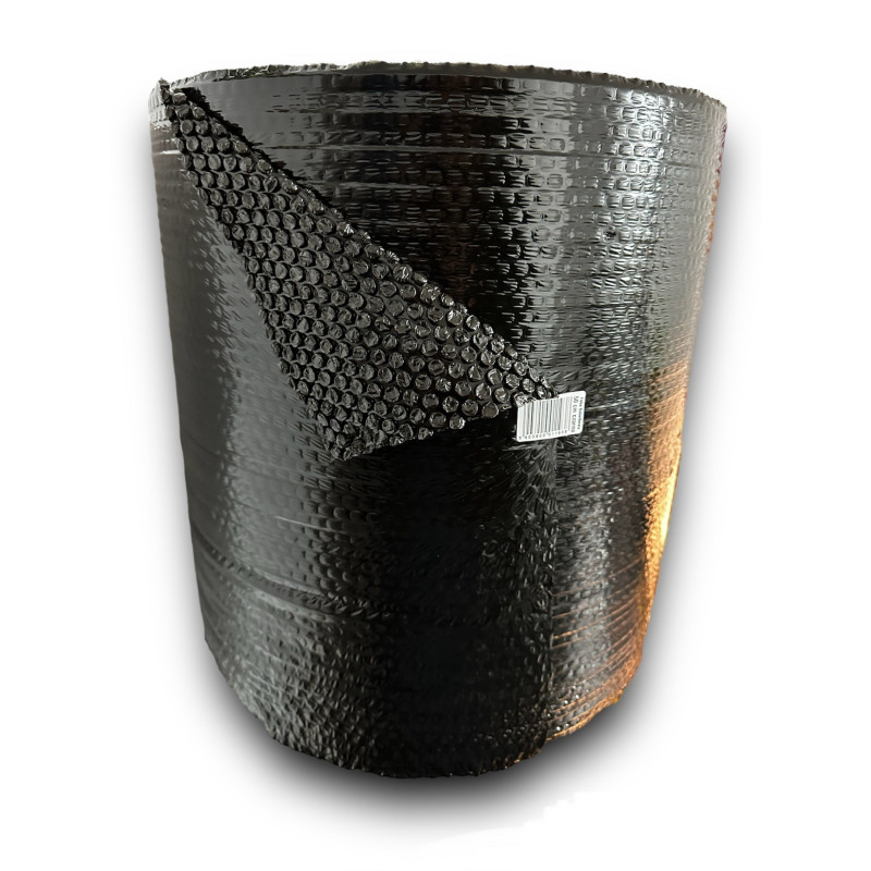 FOLIA BĄBELKOWA 50cm CZARNA