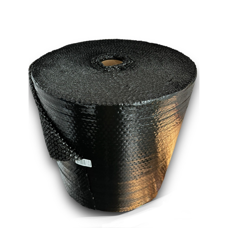 FOLIA BĄBELKOWA 50cm CZARNA