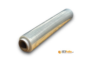 Folia stretchowa 2kg - do ręcznego pakowania, idealna do zabezpieczenia towaru.