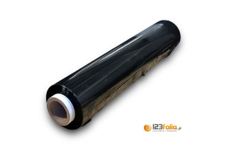 Stretch folia czarna 3,30 kg – rolka do owijania palet