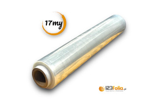 Rolka folii stretch transparentnej 2,5 kg – 17 mikronów Rolka folii stretch transparentnej 2,5 kg – 17 mikronów