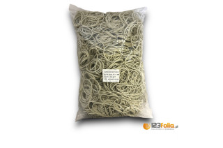 Gumki recepturki Białe 40mm