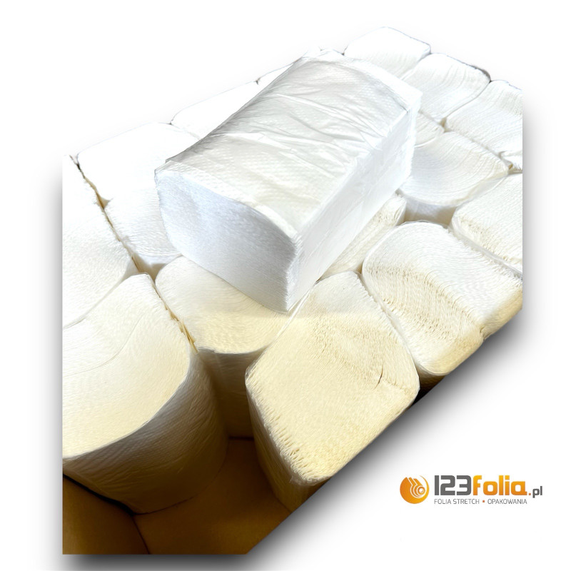 Ręcznik ZZ Biały Celuloza 20x23cm 1-W